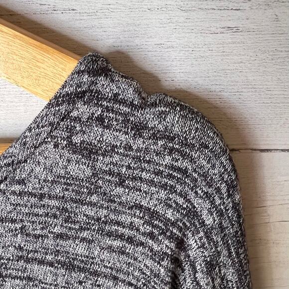 Athleta Top Womens Size XS Gray & Navy Pose Open T Back Draped Sweater Oversized - Picture 10 of 16